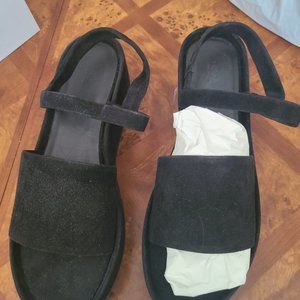 Black Suede sandals